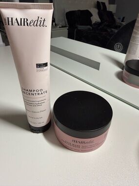 THE HAIRedit Blush Pink Shampoo Concentrate & Hair Mask Set